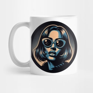 badass comic book girl Mug